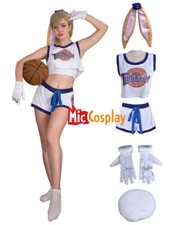 Space Jam Lola Bunny Rabbit Cosplay Costume with Rabbit ...