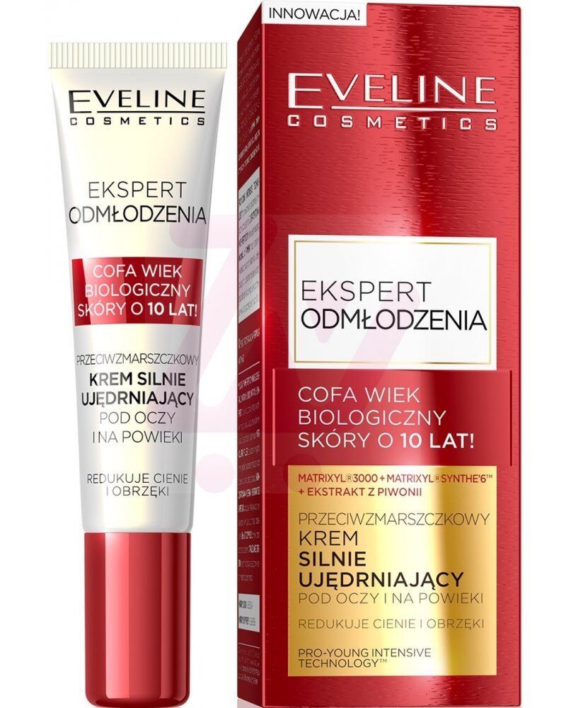 Eveline AGE THERAPIST Intensely Firming Anti-Wrinkle Eye & Eyelid Cream 15ml
