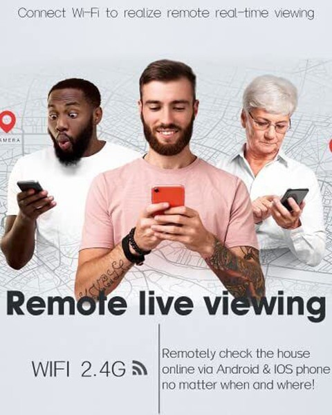 4K 1080P HD WIFI IP Camera Wall USB Outlets Power Socket Hidden Cam Network DVR - Image 32