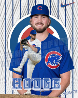 Chicago Cubs Lithograph print of Porter Hodge  2024