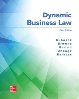 Dynamic Business Law 5th Edition Looseleaf Edition With Access Card NEW SEALED