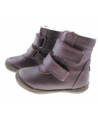 EN FANT Purple-02 Mädchen Kinderschuhe Stiefel Stiefeletten Boots Winter lila