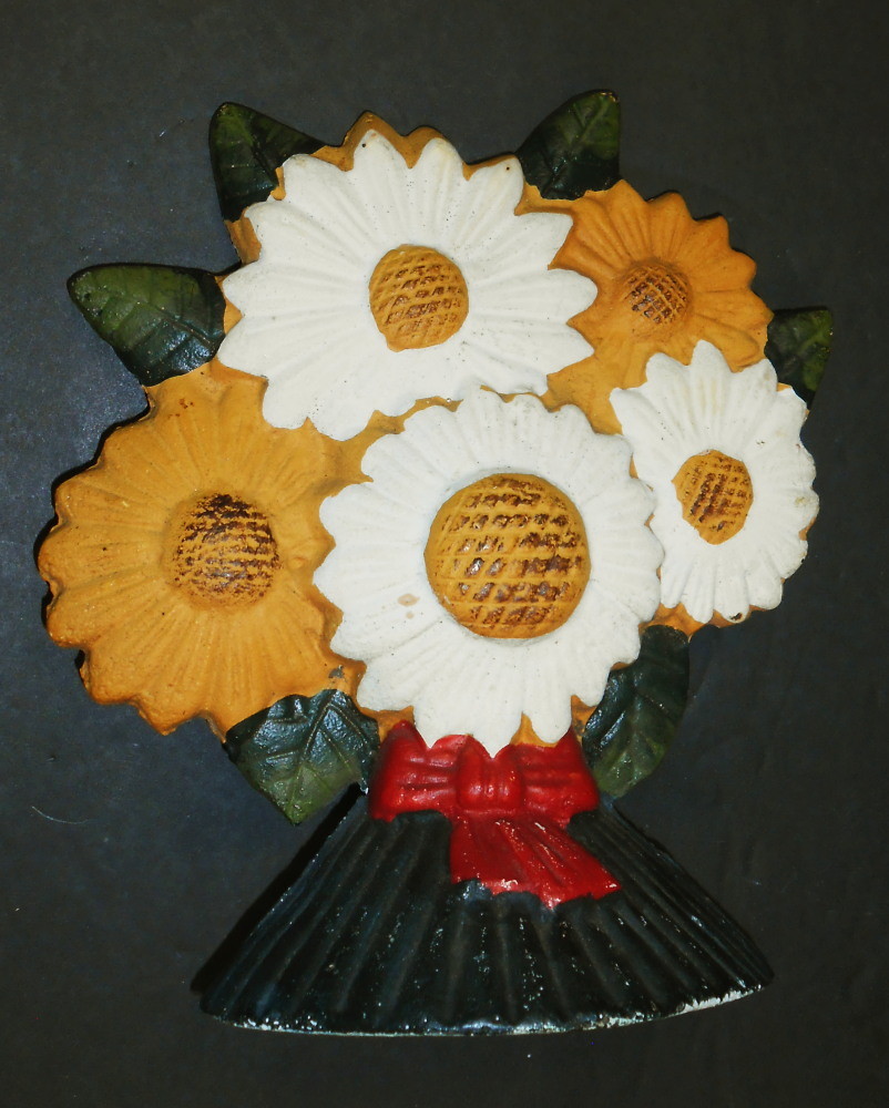 DOOR STOP SUN FLOWER  8 3/4