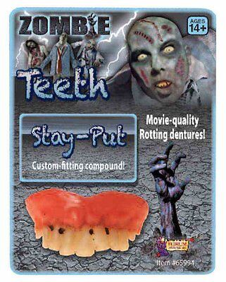 Zombie Rotted Teeth Adult Costume Accessory