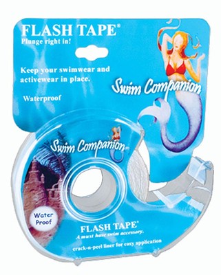 2 pc Braza Swim Companion Waterproof Adhesive Flash Tape 20 Foot Roll Dispenser