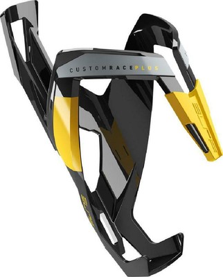 Pair Elite Custom Race Road Bike Water Bottle Cages 42g Stealth Matte Black 2