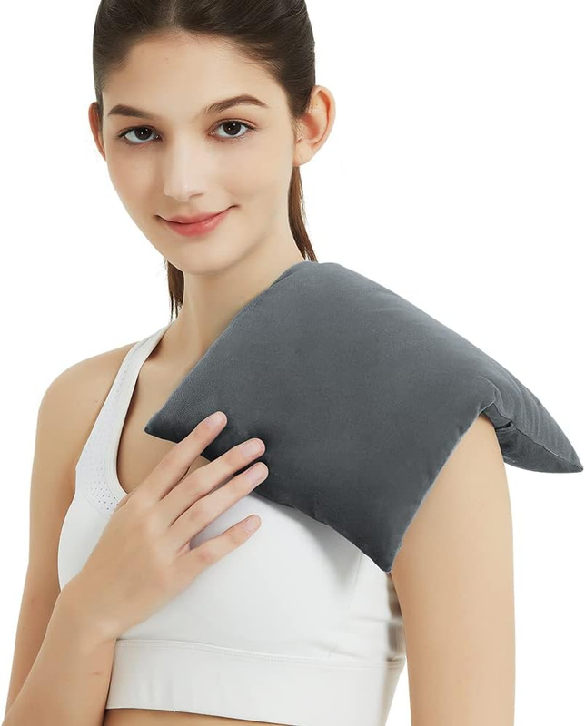 Microwavable With Washable Cover, 8 X 12" Dark Gray