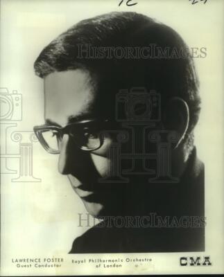 1969 Press Photo Lawrence Foster, Guest Conductor, Royal Philharmonic Orchestra