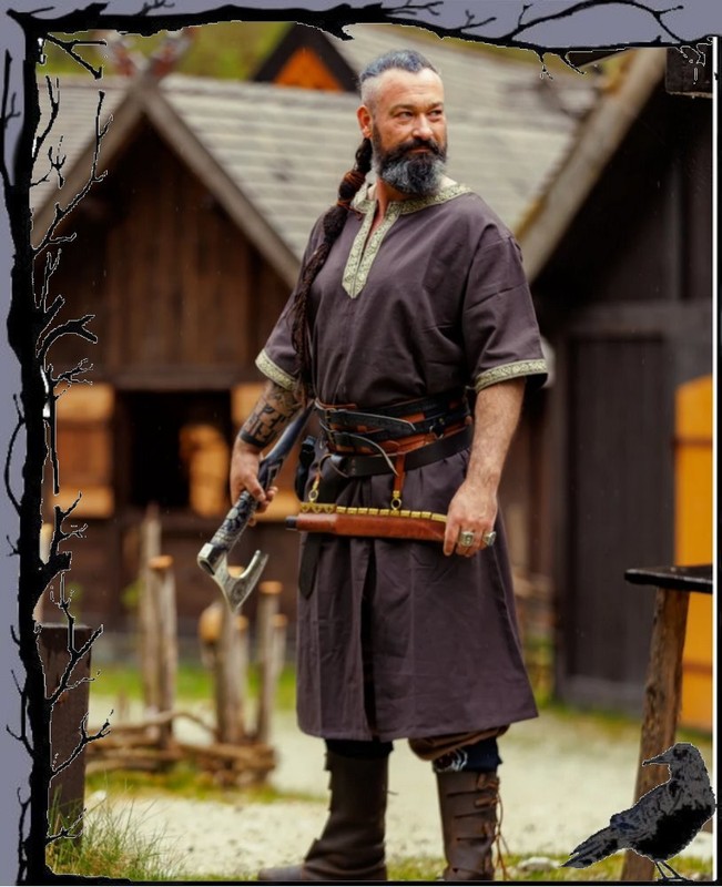 Mittelalter Tunika - Hauke @  Sonderangebot Leonardo Carbone EinzelstÃ¼Ck