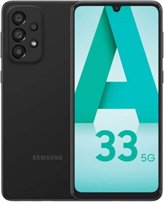 Samsung Galaxy A33 (A336B) 128GB black LTE/5G Smartphone DS o.Simlock sehr gut