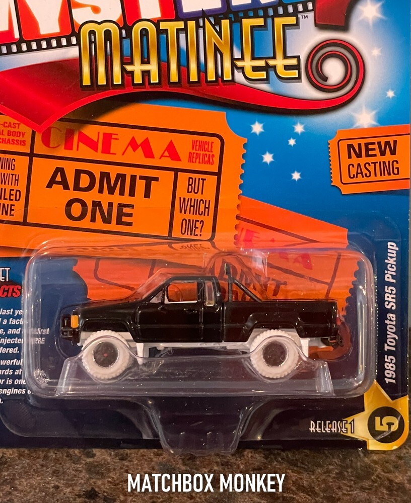 Johnny Lightning 1985 Toyota SR5 White Lightning Mystery