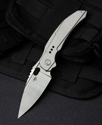 Bestech Exploit Frame Folding Knife 3.13 S35VN Steel Blade Gray - BT2005A