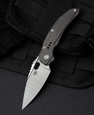 Bestech Knives Exploit Framelock Flame S35VN Stainless Blade - BT2005D