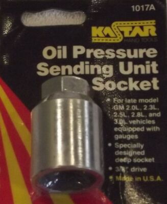 Oil Pressure Sending Unit Socket KaStar Hand Tools / Lang 1017A