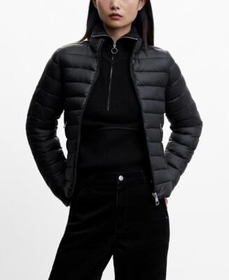 New $79.99 Mango  Women's  Long Sleeve  Basic Jacket Jacket A4839