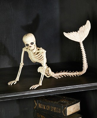 MERMAID Skeleton Halloween Beach Decor