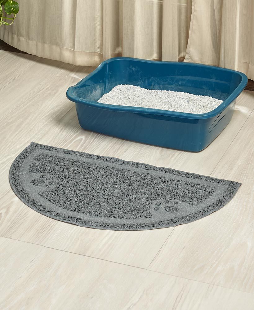 Oversized Cat Litter Mats, Helps Keep Litter By The Potty Box, Lg, Jumbo Or Moon