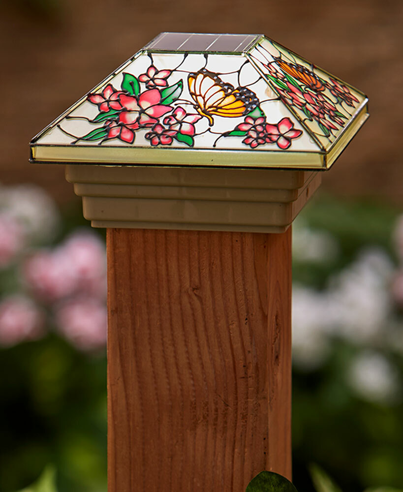 Mailbox Post Solar Light Cap