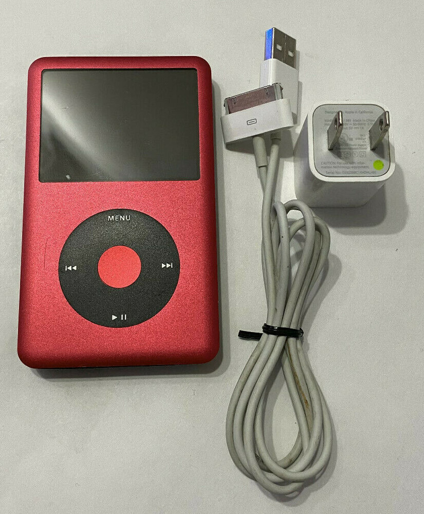Apple iPod Classic 6th Generation Red (Black Back) 128GB SSD