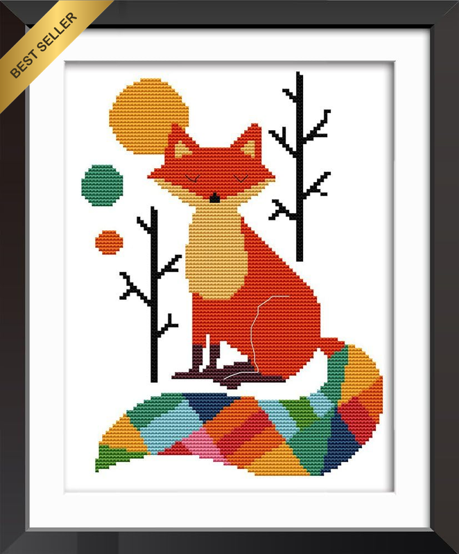 Cross Stitch Kits Stamped Full Range of Embroidery Starter Kits for Beginners DI