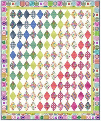 Cathe Holden Vintage Soul Diamond Dazzle Quilt Kit KIT7430