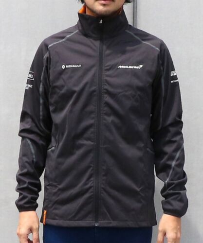 Pre-owned Mclaren Official 2018 Team Soft Shell Jacket / Tm-w Tm2146 Racer Drive Japan In Black