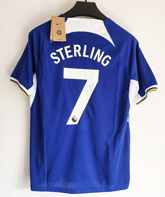 STERLING #7 Soccer Jersey 2023/2024 Home Shirt for Man Adult Blue