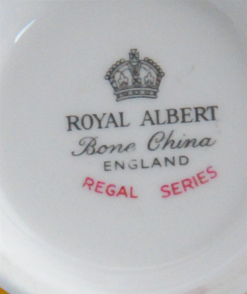 Royal Albert Regal Series Yellow Gold Tea Cup & Saucer
