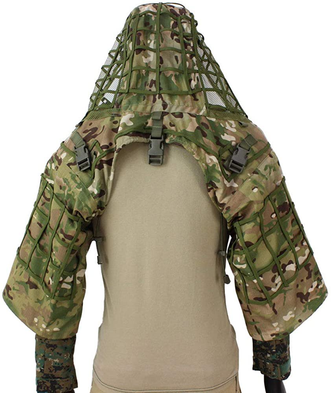 ROCOTACTICAL Tactical Sniper Top Ghillie Base Airsoft Hunting Ghillie Suit Found