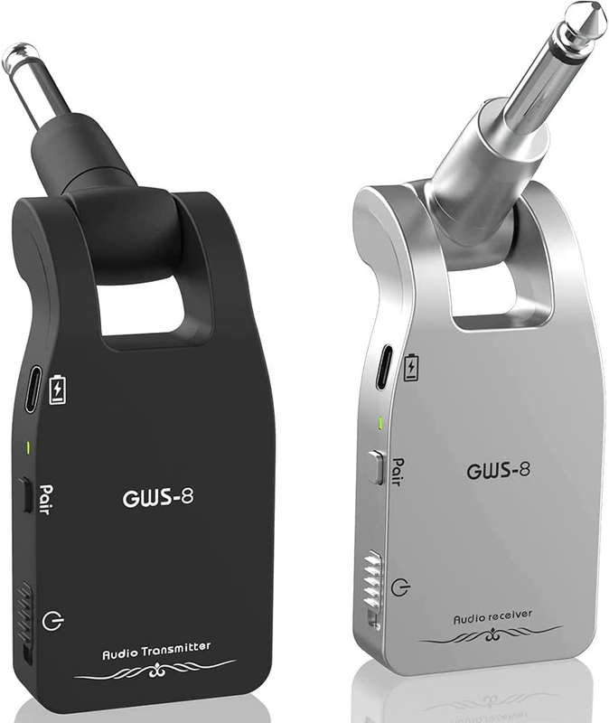 Wireless Guitar System Set 2.4Ghz Wireless Guitar Transmitter Receiver for Elect