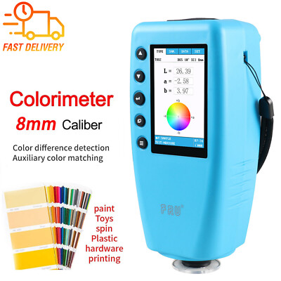8mm Portable Color Analyzer Digital Precise Color Difference Meter Colorimeter
