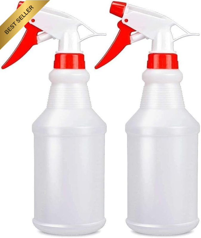 2Pack Empty Spray Bottles (500Ml) - Adjustable Spray Bottles for Cleaning Soluti