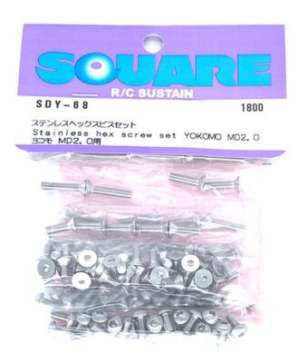 Square Stainless Steel Hex Screw Set for Yokomo MD2.0 SDY-68