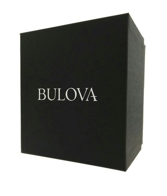 Pre-owned Bulova Diamonds 98r177 Women's Two-tone Round Analog Day/date 24 Hour Watch