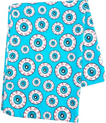 85014 Optical Delusion Blue Eye Ball Lightweight Light Scarf Neck Warmer Wrap 
