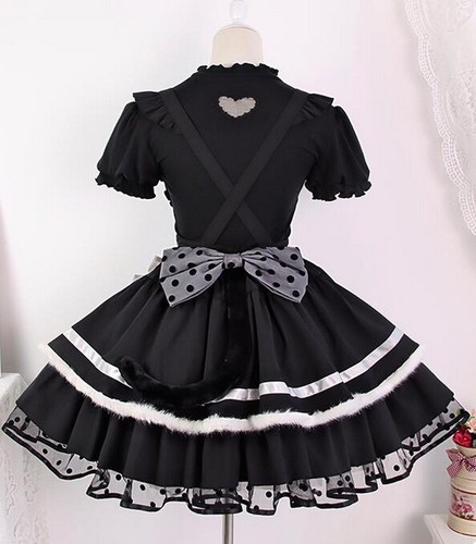 Pre-owned Handmade Custom Made To Order Lolita Bow Long-sleeved Retro Dress Suit Plus 1x-10x L981 In Pink