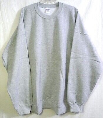 Gildan 18000 Adult Unisex Sport Gray Heavy Blend Sweatshirt size 3XL