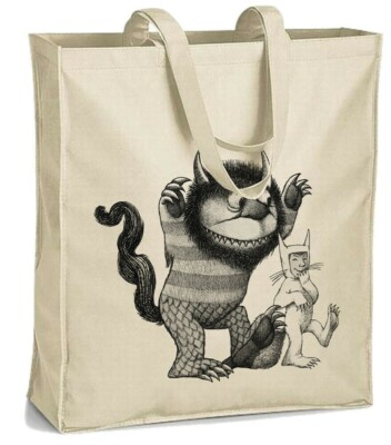 Where the wild things are XL Canvas Bag