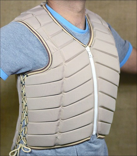 Gilet De Sécurité équitation HILASON - Protection Adulte Concours Complet - Violet Taille L