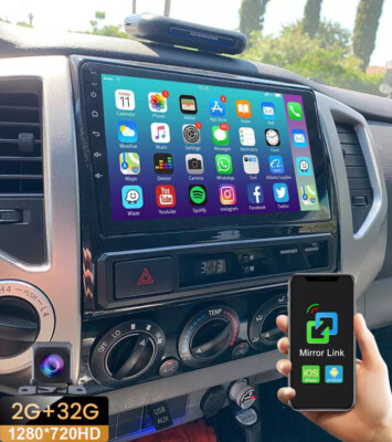 For Toyota Tacoma 2005-2013 9'' Carplay Android 13 Car Stereo Radio GPS Navi RDS