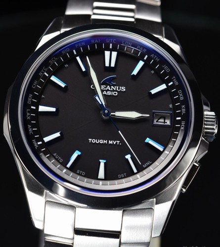 Pre-owned Casio Free Ems  Oceanus Titanium Watch Tough Solar Ocw-s100-1ajf Japan Import