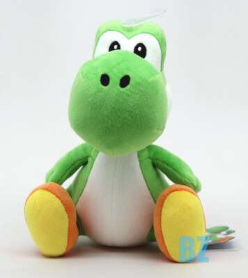 Green Yoshi All Star Stuffed Plush 7'' Super Mario Bros Little Buddy 1416