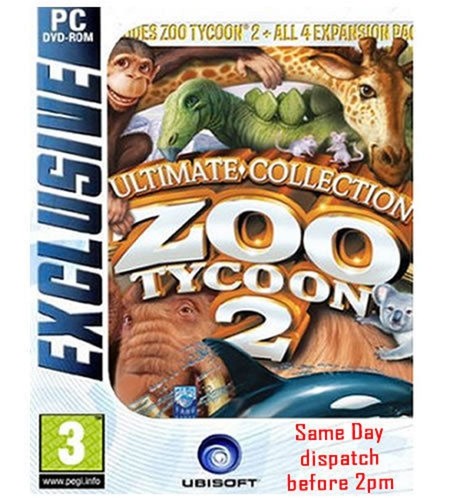 Zoo Tycoon 2 Ultimate Collection - PC Windows CD-ROM Complete + All Ex –  Retro Unit