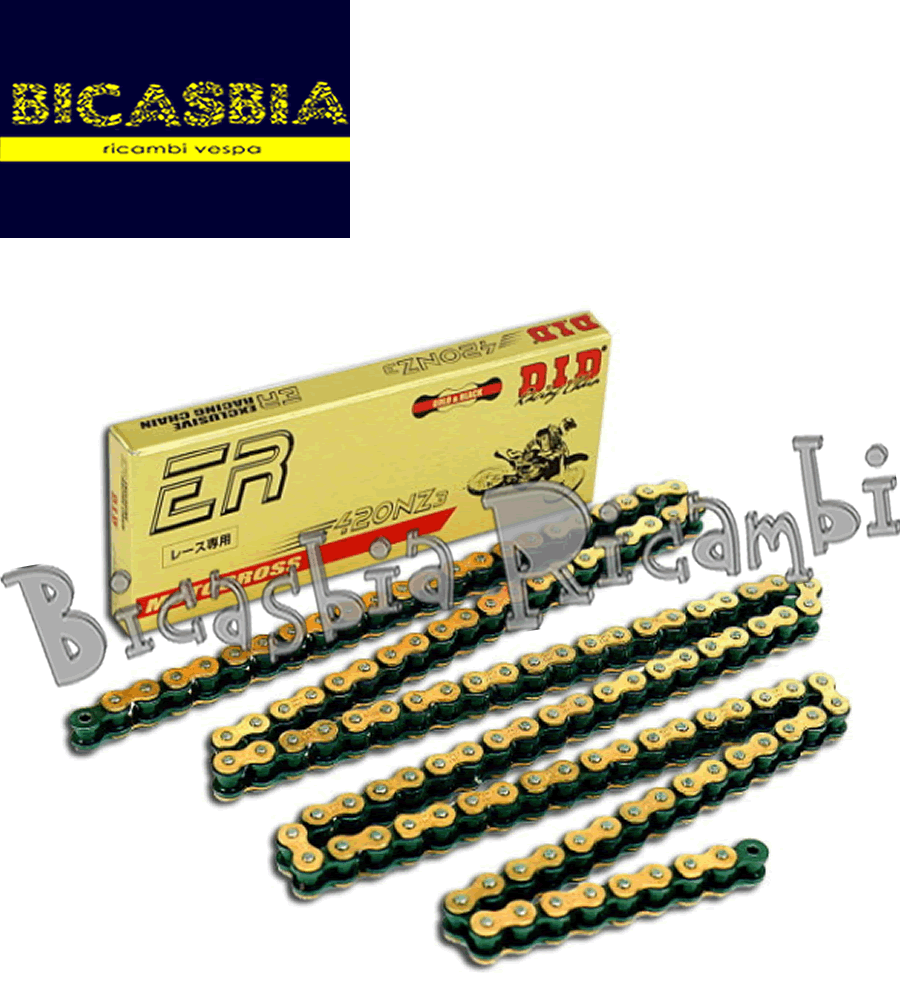 1563 - Did 520vx3 Gold Black Chain 104 Links Kawasaki 250