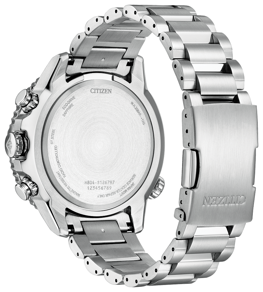 Pre-owned Citizen Promaster Navihawk Eco-drive Radio Controlled Men's Watch At8220-55l
