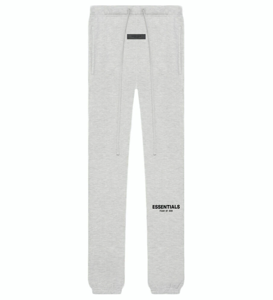 Pre-owned Fear Of God Essentials, , Sweatpants, Light Oatmeal, Ss22, Size S In White