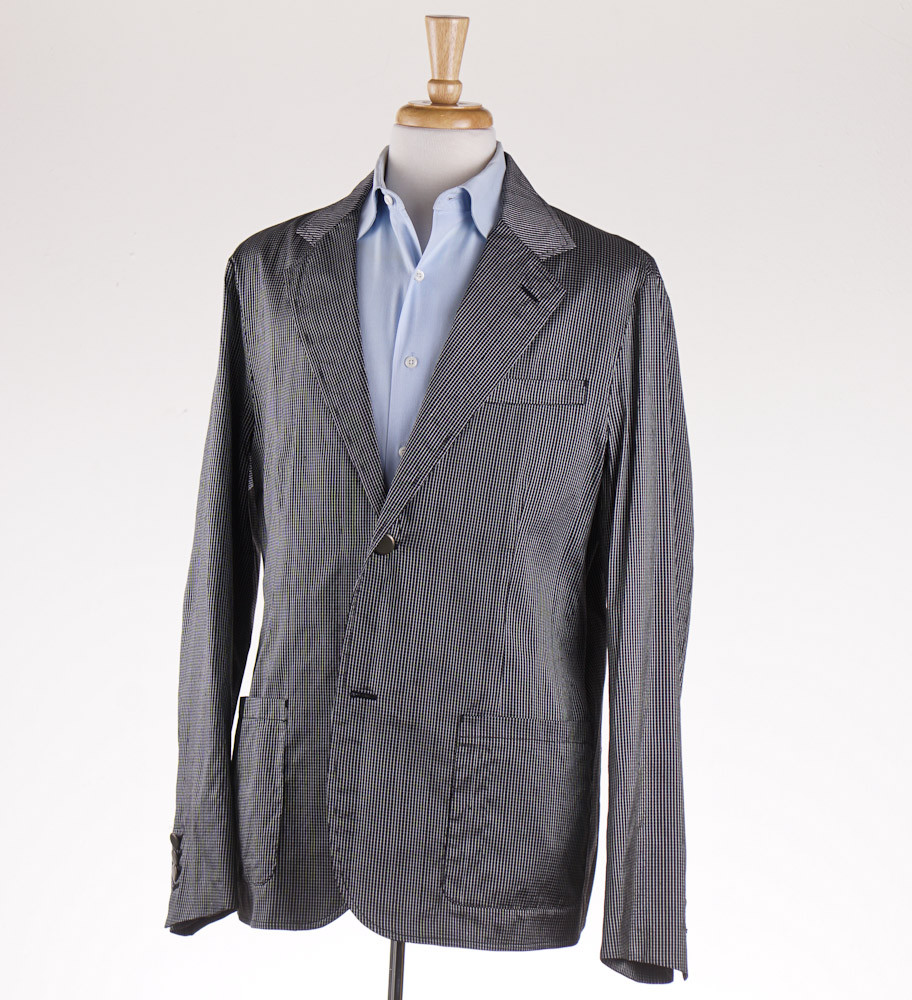 NWT $1750 GIORGIO ARMANI Lightweight Silk Blazer Slim 44 R