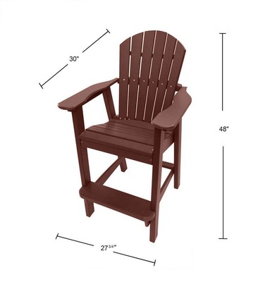 Phat Tommy Recycled Poly Resin Balcony Chair Settee [ID 3258705]