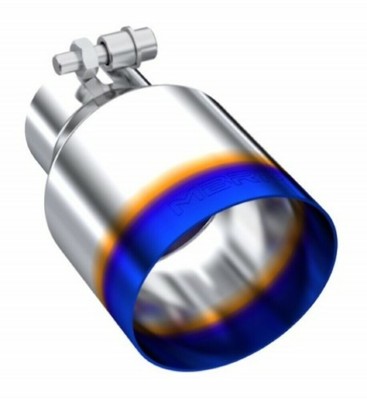 MBRP for Burnt End Tip 2.5 ID 4 ID Out 6.5 length Single Wall Angle Cut 304