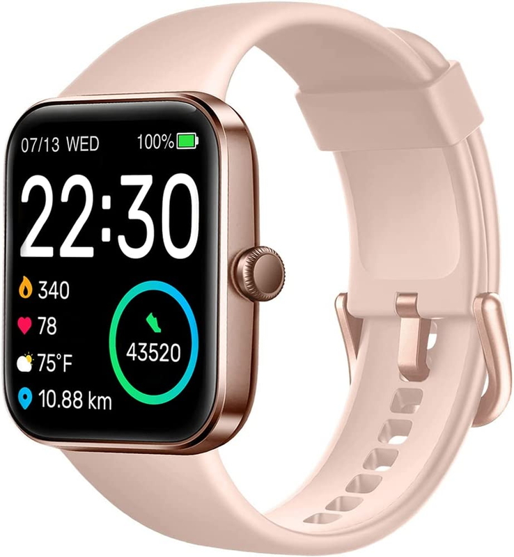 Smart Watch for Women,Fitness Tracker 5ATM Swiming Waterproo